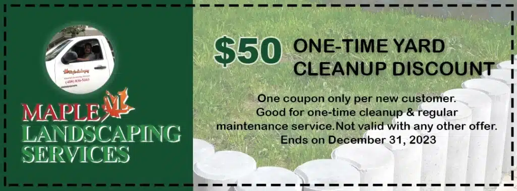 Maple Landscaping 50 Coupon